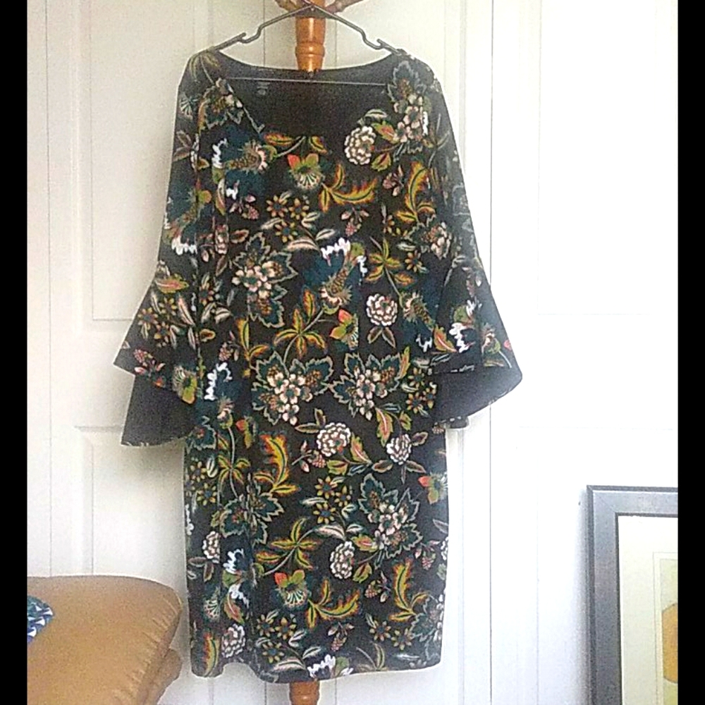 INC International concepts Floral dress size 2X